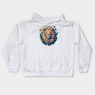 Lion's Regal Roar Kids Hoodie